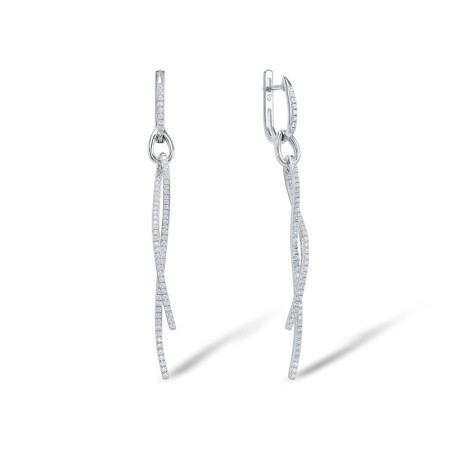 Sterling Silver Earrings White Cubic Zirconia (E307842WCZSL925)