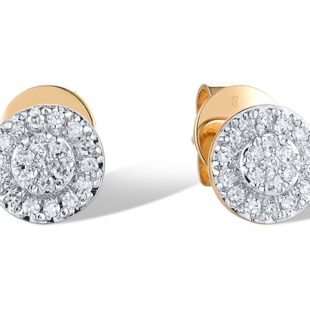 14KYW Earrings Diamond (E309038DIA14KYW)