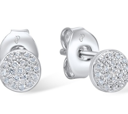 14KW Earrings Diamond (E309041DIA14KW)