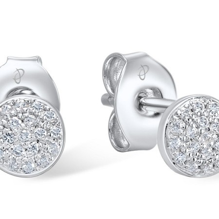 14KW Earrings Diamond (E309041DIA14KW)