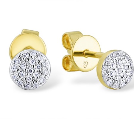 14KYW Earrings Diamond (E309041DIA14KYW)