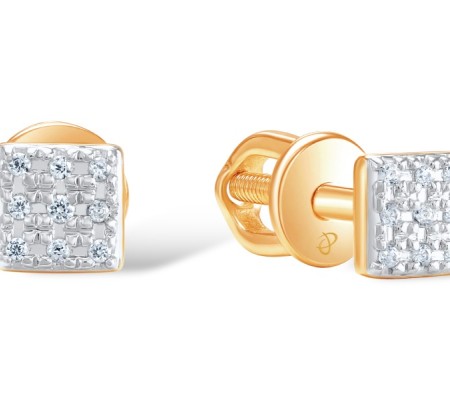 14KRW Earrings Diamond (E309046DIA14KRW-SR)