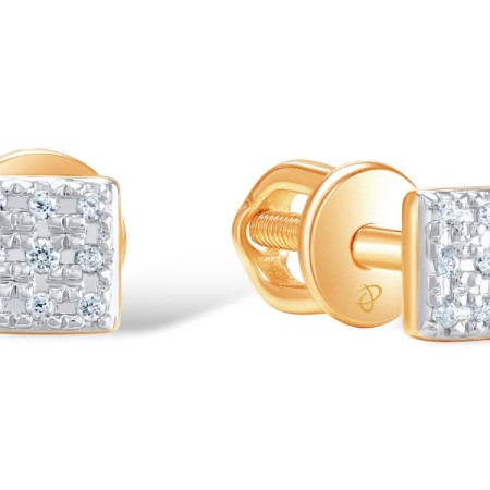 14KRW Earrings Diamond (E309046DIA14KRW-SR)