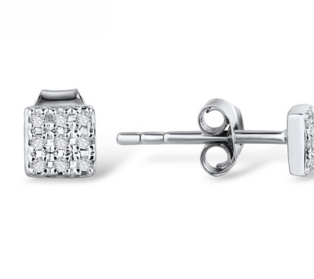 14KW Earrings Diamond (E309046DIA14KW)