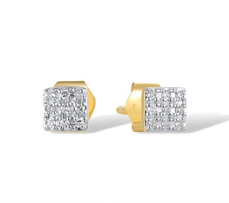 14KYW Earrings Diamond (E309046DIA14KYW)