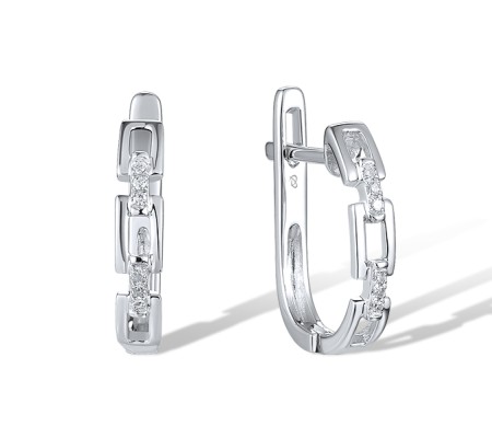 14KW Earrings Diamond (E309200DIA14KW)