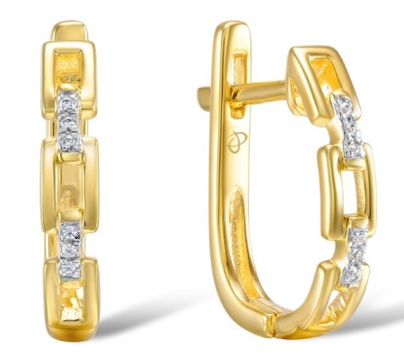 14KYW Earrings Diamond (E309200DIA14KYW)