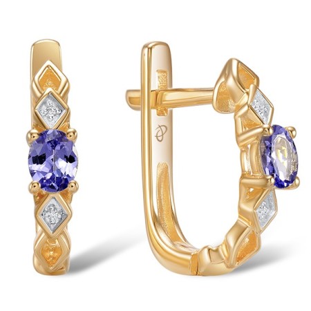 14KRW Earrings Amethyst,Diamond (E309215AME14KRW)