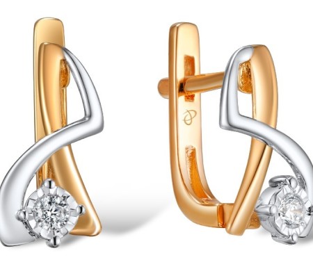 14RTT Earrings Diamond (E309228DIA14RTT)