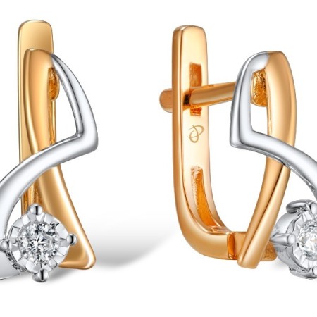 14RTT Earrings Diamond (E309228DIA14RTT)