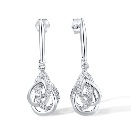 14KW Earrings Diamond (E309369DIA14KW)