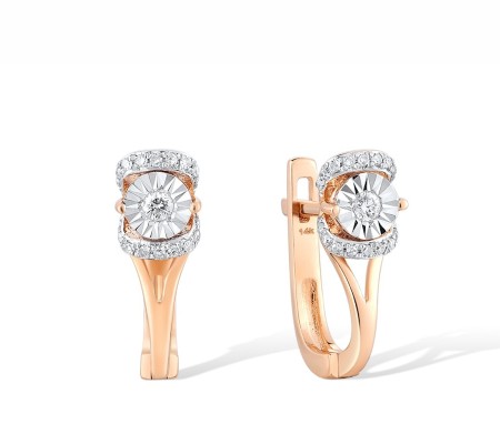 14RTT Earrings Diamond (E309714DIA14RTT)