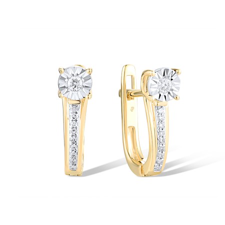 14TT Earrings Diamond (E309717DIA14TT)
