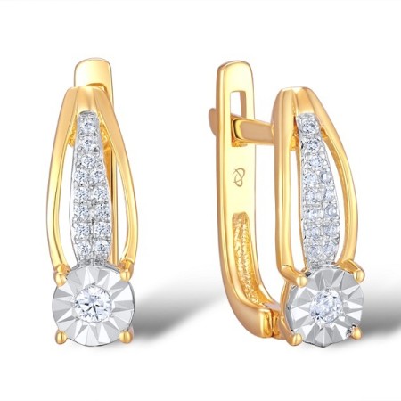 14RTT Earrings Diamond (E309719DIA14RTT)
