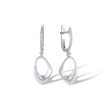 14KW Earrings Diamond (E309780DIA14KW)