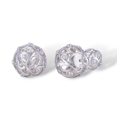 Sterling Silver Earrings White Cubic Zirconia (E309816WCZSL925)