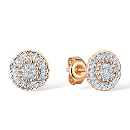 14KRW Earrings Diamond (E310136DIA14KRW)