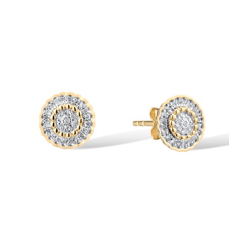 14KYW Diamond Earrings (E310136DIA14KYW)