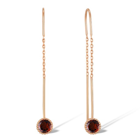 10KR Earrings Created Ruby (E310522CRU10KR)