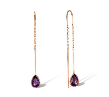 10KR Earrings Amethyst (E310523AME10KR)