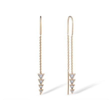 10KRW Earrings White Topaz (E310524WTT10KRW)