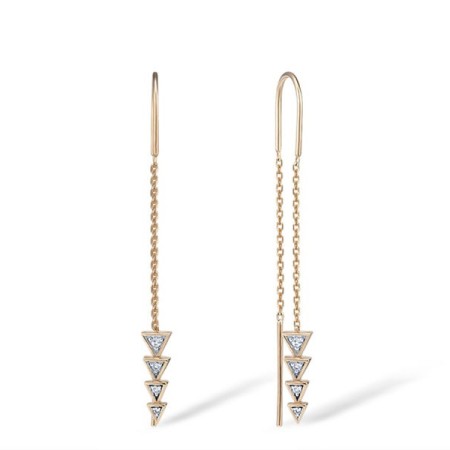 10KRW Earrings White Topaz (E310524WTT10KRW)