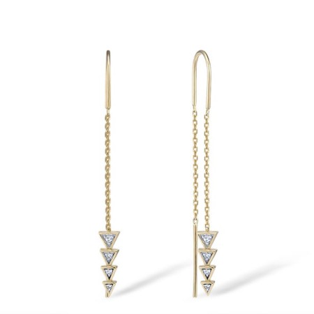 10KYW Earrings White Topaz (E310524WTT10KYW)