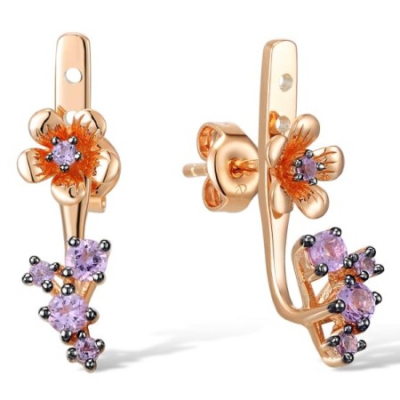 10KRB Earrings Amethyst (E310532AME10KRB)