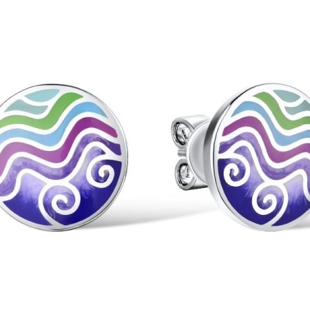 Sterling Silver Earrings Enamel (E310822ENASL925)