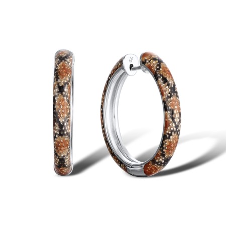 Sterling Silver Earrings Enamel (E310929ENASL925)