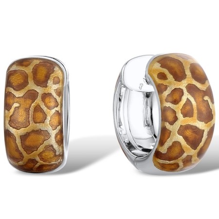 Sterling Silver Earrings Enamel (E310931ENASL925)