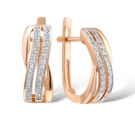 14KRW Earrings Diamond (E311751ADIA14KRW)