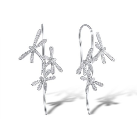 Sterling Silver Earrings White Cubic Zirconia (E311800WCZSL925)