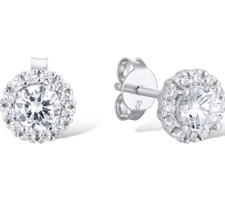 Sterling Silver Earrings White Cubic Zirconia (E312047WCZSL925)