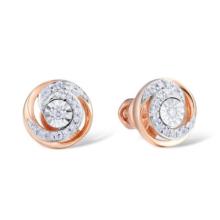 14RTT Earrings Diamond (E312326DIA14RTT)