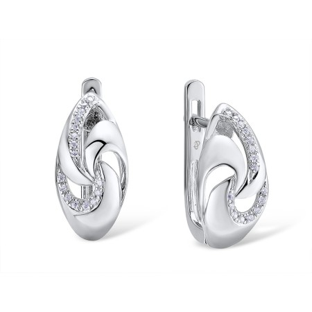 14KW Earrings Diamond (E312430DIA14KW)