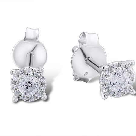 Sterling Silver Earrings White Cubic Zirconia (E312470AWCZSL925)