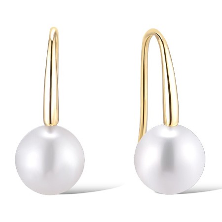 14KY Earrings Fresh Water White Pearl (E312482FWP14KY)