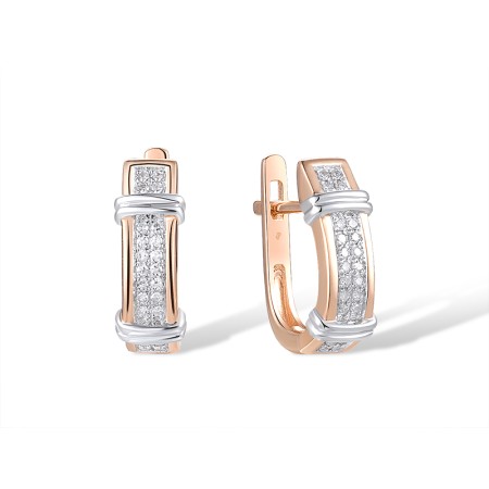 14KRW Earrings Diamond (E312617DIA14KRW)