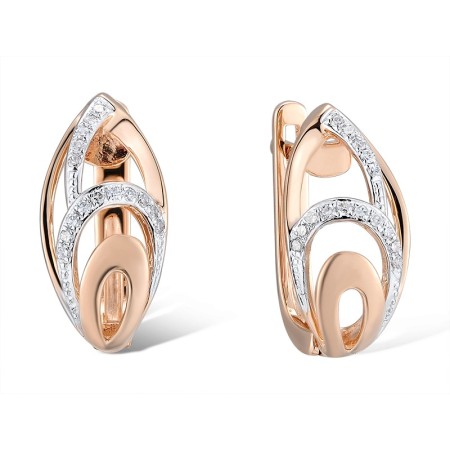 14KRW Earrings Diamond (E312656DIA14KRW)