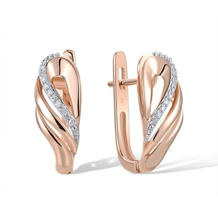 14KRW Earrings Diamond (E312657DIA14KRW)