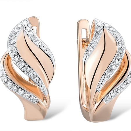 14KRW Earrings Diamond (E312661DIA14KRW)