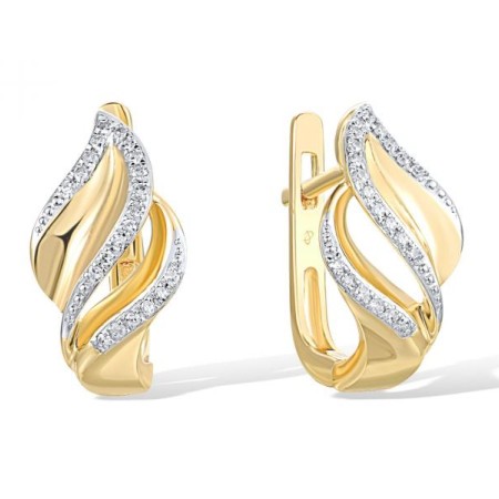 14KYW Earrings Diamond (E312661DIA14KYW)