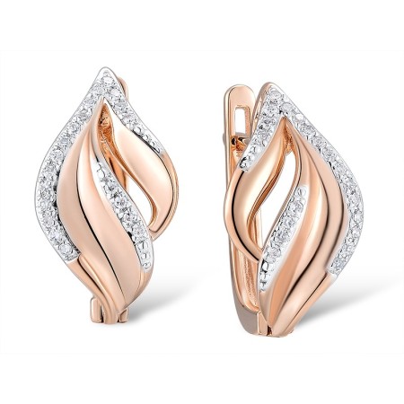 14KRW Earrings Diamond (E312662DIA14KRW)