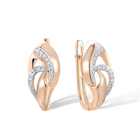 14KRW Earrings Diamond (E312663DIA14KRW)
