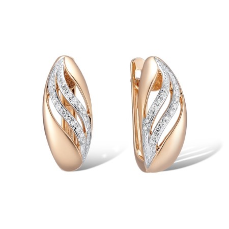14KRW Earrings Diamond (E312665DIA14KRW)
