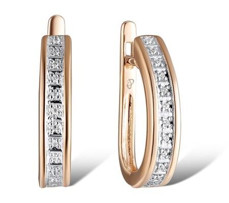 14KRW Earrings Diamond (E312789DIA14KRW)