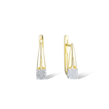 14KYW Earrings Diamond (E312879DIA14KYW)