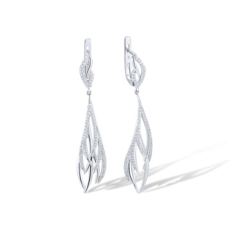 14KW Earrings Diamond (E313038DIA14KW)