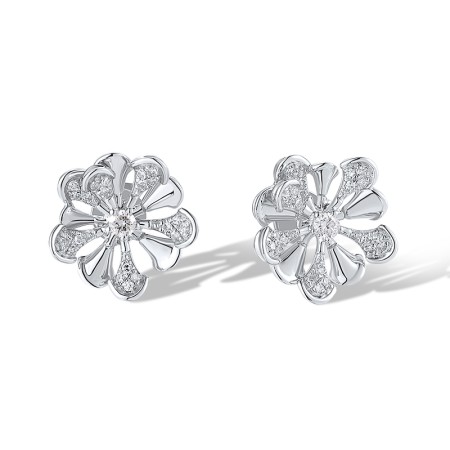14KW Earrings Diamond (E313543DIA14KW)